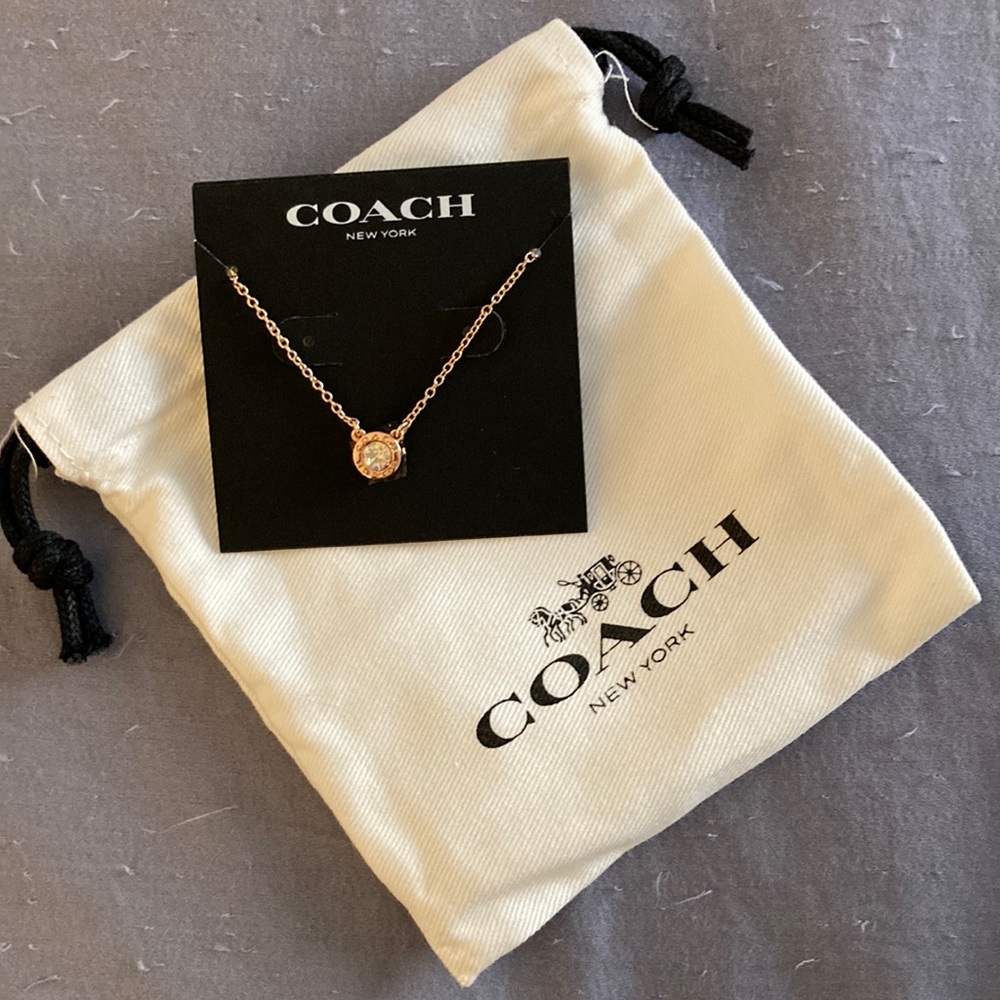 Coach Rose Gold Necklace